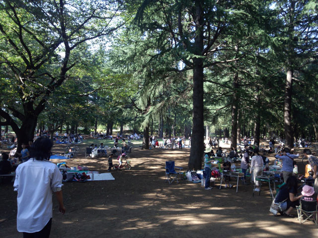 野川公園バーベキューエリア