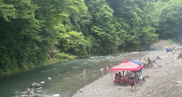 BBQ&川遊び